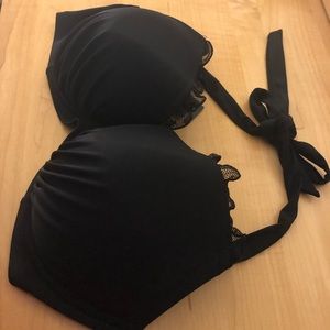 Pour Moi? Black Ruffle Bikini